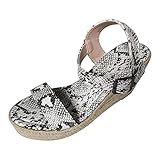 PTLLEND Sandalen Damen Elegant Sommerschuhe Pantoletten mit absatz Bequem Zehentrenner Sandaletten Atmungsaktive Strandsanda flach fersensporn elegant schlüpfschuh rutschfeste pannensichere weiche