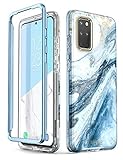 i-Blason Handyhülle für Samsung Galaxy S20+ Plus Hülle Glitzer Case Bumper Schutzhülle Glänzend Cover [Cosmo] 6.7 Zoll OHNE Displayschutz 2020 Ausgabe, Blau