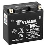 Batterie YUASA YT14B-BS (WC) AGM geschlossen, 12V|12Ah|CCA:210A (150x70x145mm) für Yamaha MT-01 1700 Baujahr 2011