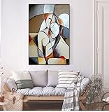 Abstrakte Träumende Frau Von Picasso Berühmte Kunstwerke Für Wohnzimmer Wohnkultur Bilder HD Leinwand Gemälde Wand Poster 80x110cm (31x43in) Ungerahmt