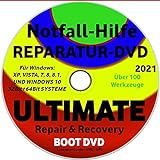 PC Notfall Reparatur Recovery Sicherung boot CD DVD für WINDOWS XP 7 8 10