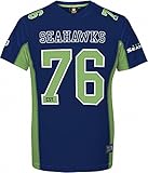 Majestic Seattle Seahawks Moro Est. 76 Mesh Jersey NFL T-Shirt XL