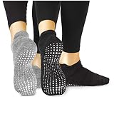 LA Active Grip-Socken, rutschfest, für Yoga, Pilates, Bar, Ballett, Damen und H