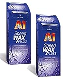 ILODA 2X 250ml Dr. Wack A1 Speed Wax Plus 3, Auto-Hartwachs, Auto-Wachs, Lackschutz, Lackversiegelung, Carnauba-Wachs mit extrem langanhaltenden Wasser-Abperl-Effekt für alle Lacke