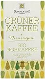Sonnentor Grüner Kaffee bio, Doppelkammerbeutel, 1x 54 g
