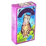 SZSBLT Süßes Katzen-Tarot: 78 Karten, neues Spiel, Englisch