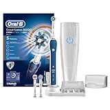 Oral-B SmartSeries 5000 elektrische Zahnbürste, mit Timer und drei Aufsteckbürsten, blau