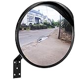 ONVAYA® Verkehrsspiegel 30 cm | Konvexspiegel zur Einsicht von toten Winkeln | Sicherheitsspiegel | Überwachungsspiegel | Panoramaspiegel