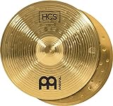 Meinl Cymbals HCS Hihat 14 Zoll (Video) Schlagzeug Becken – Paar – (35,56cm) Messing, Traditionelles Finish (HCS14H)