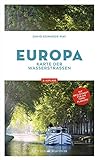 Europa: Karte der Wasserstraßen