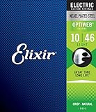 Elixir® Saiten E-Gitarrensaiten mit OPTIWEB™ Beschichtung, Light (.010-.046)