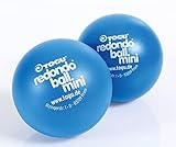 Togu Unisex Redondo Ball Mini 2er-set (das Original) Gymnastikball, Pilates Ball, Trainingsball, Übungsball, blau, 14