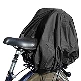 NICE'n'DRY Abdeckung und Regenschutz für Fahrradkorb XXL, schwarz