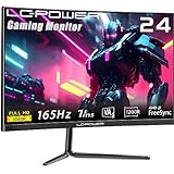 LC-Power LC-M24-FHD-165-C Gaming Monitor 23,6' Curved Full HD Display 16:9, 4ms,VA, 2*HDMI, DP, 144Hz schwarz
