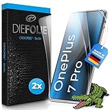 Crocfol Schutzfolie vom Testsieger [2 St.] kompatibel mit OnePlus 7 Pro - selbstheilende Premium 5D Langzeit-Panzerfolie - für vorne, hüllenfreundlich (Casefit)