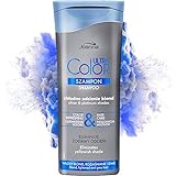 Joanna Ultra Color - Shampoo für Silber- und Platin-Farben - Stärkendes revitalisierendes Haar-Shampoo - Farbauffrischung, Haarpflege & Glanz - Neutralisiert gelblichen Farbton - 200 ml