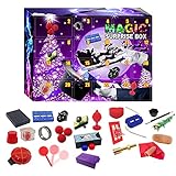 Adventskalender 2021 Kinder, Spannende Zaubertricks, Weihnachten Blindbox Magisches Spielzeug 24 Stück, Spielzeug-Adventskalender zum Zaubern für Kinder ab 6+ Jahre