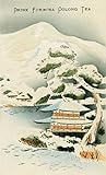Schöne Werbepostkarte für die Formosa Marke Oolong Tee. Der Stil ist japanische Drucke mit einer tollen Bergszene. Posterdruck von unnown (24 x 36)