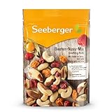 Seeberger Beeren-Nuss-Mix 12er Pack, Knackige Mischung aus Paranusskernen, Cashews, Mandeln mit fruchtigen Physalis, Himbeeren & Cranberries - vielfältig im Geschmack, vegan (12 x 150 g)