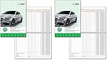 SIGEL FA514 Fahrtenbuch für PKW und LKW, A5, 64 Seiten - für Deutschland und Österreich, vom Finanzamt anerkannt, aus nachhaltigem Papier (Packung mit 2)