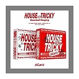Xikers House Of Tricky Mini-Album mit Klingelklingel, 1. Mini-Album mit Klappposter auf Packung, Fotobuch, Postkarte, breiter Polaroid, Aufkleber, Fotokarte, Glückskarte, magnetischer Gutschein,