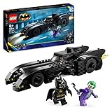 LEGO 76224 DC Batmobile: Batman verfolgt den Joker Set, Batmobil-Spielzeugauto von 1989 mit 2 Minifiguren, Automodell des Dark Knight mit Batarang, Superhelden-Geschenk für Kinder