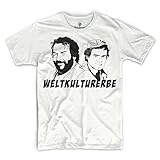 Bud Spencer® Herren Weltkulturerbe T-Shirt (Weiss) (5XL)