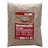 Hobby 36320 Vermiculit, Durchmesser 0-4 mm, 4 l, Grau