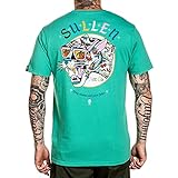 Sullen Men's Flash Panther Premium Short Sleeve T Shirt Florida Keys Green XL