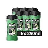 Axe 3-in-1 Duschgel & Shampoo Anti-Hangover für langanhaltende Frische und Duft nach der Dusche Männer Duschgel dermatologisch getestet 250 ml 6 Stück