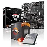 Memory PC Aufrüst-Kit Bundle AMD Ryzen 5 5600X 6X 3.7 GHz, A520M-A Pro, komplett fertig montiert inkl. Bios Update.
