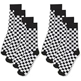 Urban Classics Herren Checker 2-pack Socken, Mehrfarbig (Black/White 00826), 39-42 EU