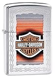 Zippo Harley-Davidson Chain Lustre Hochglanz-Chrom-Taschenfeuerzeug