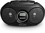 Philips Tragbarer CD Player / Digital UKW, Dynamischer Bass-Boost, Audioeingang / Radio CD Philips AZ215B/12