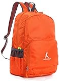 BPHUI Wanderrucksack 25L Faltbarer Reise-Camping-Tagesrucksack Wasserdichter Leichter Kleiner Trekking-Rucksack für Männer Frauen Schule
