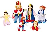 goki Biegepuppen 'Königsfamilie' 6 Puppen