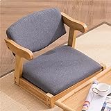 N/A Holz-Tatami-Bodenstuhl Beinloser Sessel, ideal for Lesen, Spielen, Meditieren, Zuhause, Wohnzimmermöbel