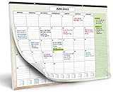 Wandkalender 2021 2022 von SmartPanda - Kalendar 2021-22 - Monatskalender für den Tisch Von Nov 2021 bis Dezember 2022 - Ein Monat zur Ansicht - 33 cm x 43 cm - auf Deutsch