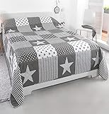 MALIKA® Tagesdecke 220x240 für Betten Überwurfdecke Bettüberwurf Tagesdecke Bett, Größe:220x240 cm, Designe:Design 2