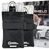 Mission Darkness Faraday Bag für Schlüsselanhänger (2er Pack) - Fahrzeugsicherheit, Auto-RFID-Signalblockierung, Anti-Diebstahl-Tasche, Anti-Hacking-Abdeckung