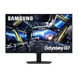 Samsung Odyssey G70D 4K Gaming Monitor, 32 Zoll, Bildschirm mit IPS-Panel, 4K-Auflösung, 3840 x 2160 Pixel, AMD FreeSync Premium, HDR10+, Reaktionszeit 1 ms, Bildwiederholrate 144 Hz, LS32DG702EUXEN