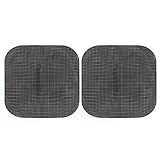 Ruilogod 2 stücke Schwarz Weiß Punkte Muster Autofenster Signal Cling Statische Aufkleber 41,5 cm x 38 cm
