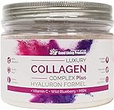 Luxury Collagen Complex Plus – Premium Collagen Complex (1 Dose je 330g) – Collagen Pulver mit 4 verschiedenen Collagen Typen
