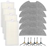 Besttoolifes Für Eureka E20 Plus Staubsauger Zubehör Set - Ersatzfilter, Seitenbürsten, Wischtücher Teile für verbesserte Saugkraft und gründliche Reinigung (B)