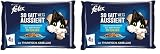 FELIX So gut wie es aussieht Katzenfutter nass in Gelee, mit Thunfisch & Kabeljau, 24er Pack (12 x 4 Beutel à 85g)