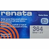 Renata 364 SR621SW Knopfzelle: Batterie 1.55 V für Uhren
