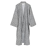 Dunkle gewellte Männer Yukata Roben Kimono Robe Khan gedämpfte Kleidung Pyjamas