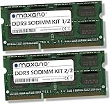 Maxano 8GB Kit (2x4GB) RAM kompatibel mit Acer Aspire 7741, 7741G, 7741Z DDR3 1333MHz SODIMM Arbeitsspeicher