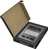 GEOMAG Masterbox Large 182 - Magnetstäbe Spielzeug - Schwarz - 248-teilige Box