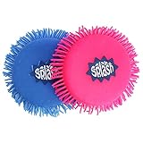 com-four® 2X Wasser Frisbee, Wasser Wurfscheibe aus Schaumstoff und Silikon, Extra Soft, in knalligen Farben, 12,5 cm (02 Stück - Frisbee 12.5 cm)